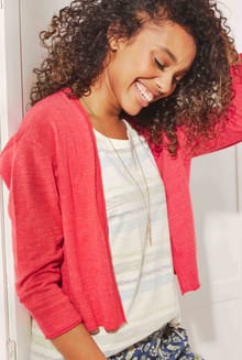 Limon Outfitter Cardigan Hot Pink