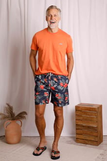 Belukha Printed Swim Shorts  Navy