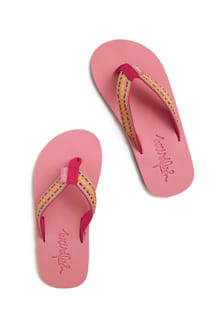 Adila Braided Flip Flops Pale Pink