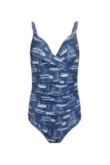 Penelope Printed Swimsuit Ensign Blue