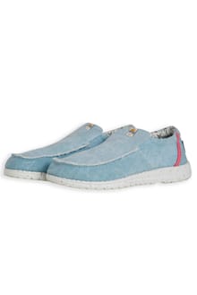 Shoaler Washed Canvas Lightweight Slip On Shoe Denim