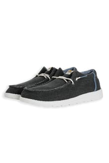 Danio Canvas Lace Slip On Shoes Navy