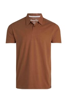 Jetstream Eco Branded Polo Chestnut