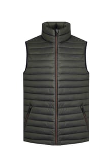 Langtree Lightweight Showerproof Padded Gilet Anthracite