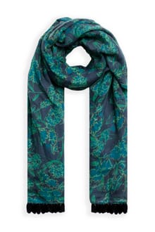 Marelia Eco Printed Scarf Night Blue