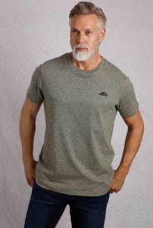 Fished Organic Cotton T-Shirt Olive Green