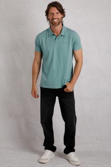 Jetstream Polo Shirt Mineral Blue