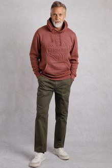 Perranporth Embossed Grindle Hoodie