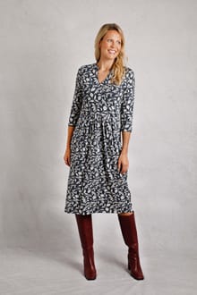 Isolde Eco Printed Jersey Midi Dress