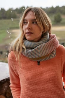 Jadida Eco Brushed Zig-Zag Scarf