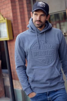 Perranporth Embossed Grindle Hoodie