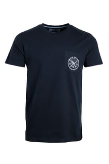 Tidal Organic Cotton Branded Pocket T-Shirt Navy