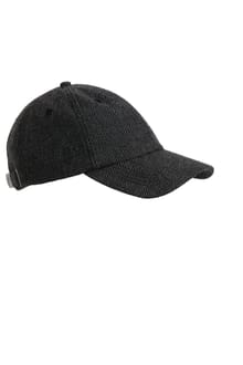 Grasmere Herringbone Cap Charcoal Grey