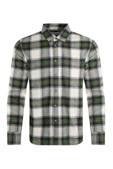 Broxton Organic Cotton Herringbone Check Shirt