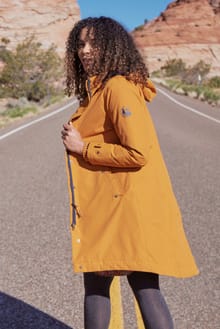 Kenzie Recycled Waterproof Coat  Mustard