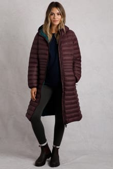 Ravinia Lightweight Padded Long-Line Jacket