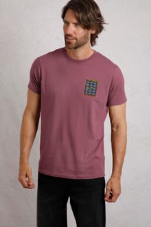 Not Weird Back Print Artist T-Shirt Crushed Berry