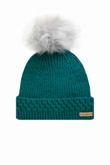 Tongass Eco Bobble Hat Peacock Blue