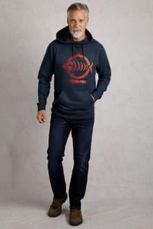 Bryant Front Print Graphic Popover Hoodie