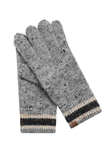 Whitehaven Flecked Gloves  Storm Grey