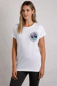 Summit Back Print T-Shirt White