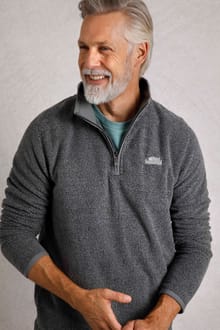 Errill Eco 1/4 Zip Textured Fleece