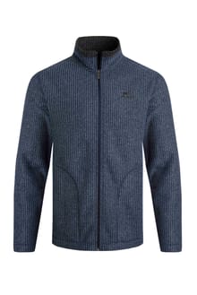 Shires Eco Full Zip Grid Fleece  Navy