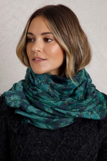 Marelia Eco Printed Scarf Night Blue