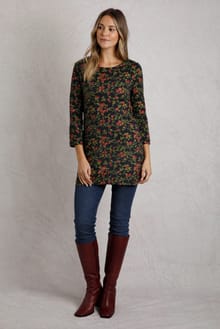 Middleton Printed Sparkle Jersey Tunic  Twilight