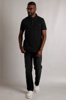 Beacon Pique Polo Black