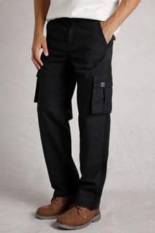 Owen Cargo Trousers Black