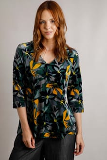 Inga Eco V-Neck Velvet Top