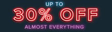 Up to 30% off