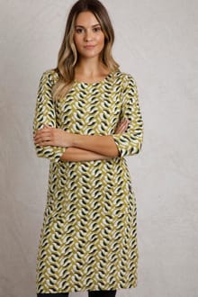 Starshine Organic Cotton Jersey Dress Warm Olive