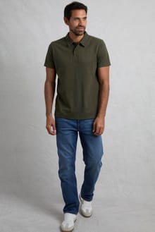 Jetstream Branded Polo Dark Olive