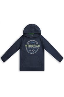 Kelvin Kids Eco Graphic Hoodie Navy