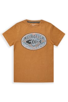 Surf Co Kids Eco Graphic T-Shirt Caramel