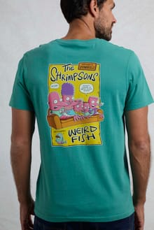 Shrimpsons Back Print Artist T-Shirt