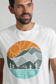 Foothills Organic Cotton Front Print T-Shirt