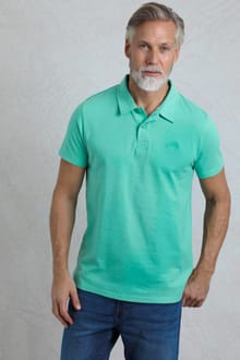 Quay Branded Polo Aqua Marine