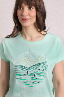 Adventure Awaits Organic Cotton Front Print T-Shirt