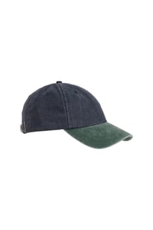 Westbury Colour Block Twill Cap Army Green