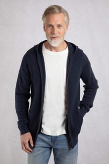 Samuel Knitted Full Zip Hooded Jumper