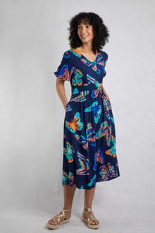 Dilsha LivaEco™ Printed Viscose Midi Dress