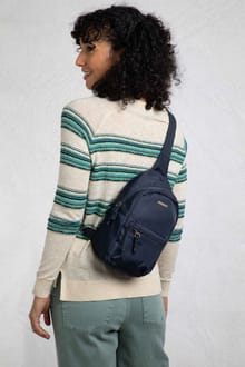 Kathi Plain Crossbody Bag Navy