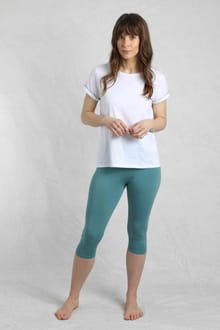 Blondie Cropped Leggings Mineral Blue