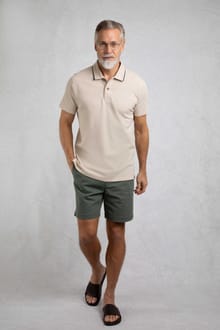 Powell Organic Cotton Textured Polo Shirt String