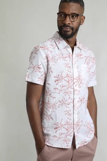 Tarim Linen Rich Hawaiian Shirt