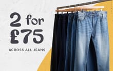 2 for £75 Jeans