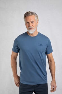 Hooked Branded T-Shirt Mid Blue